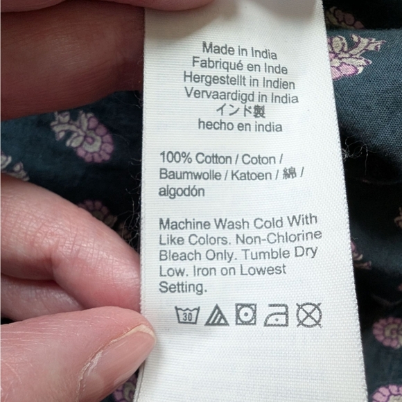 J. Crew Tiered Dress Women S Romantic 90s Babydoll Cottage Puff Sleeve Cotton - Picture 10 of 16